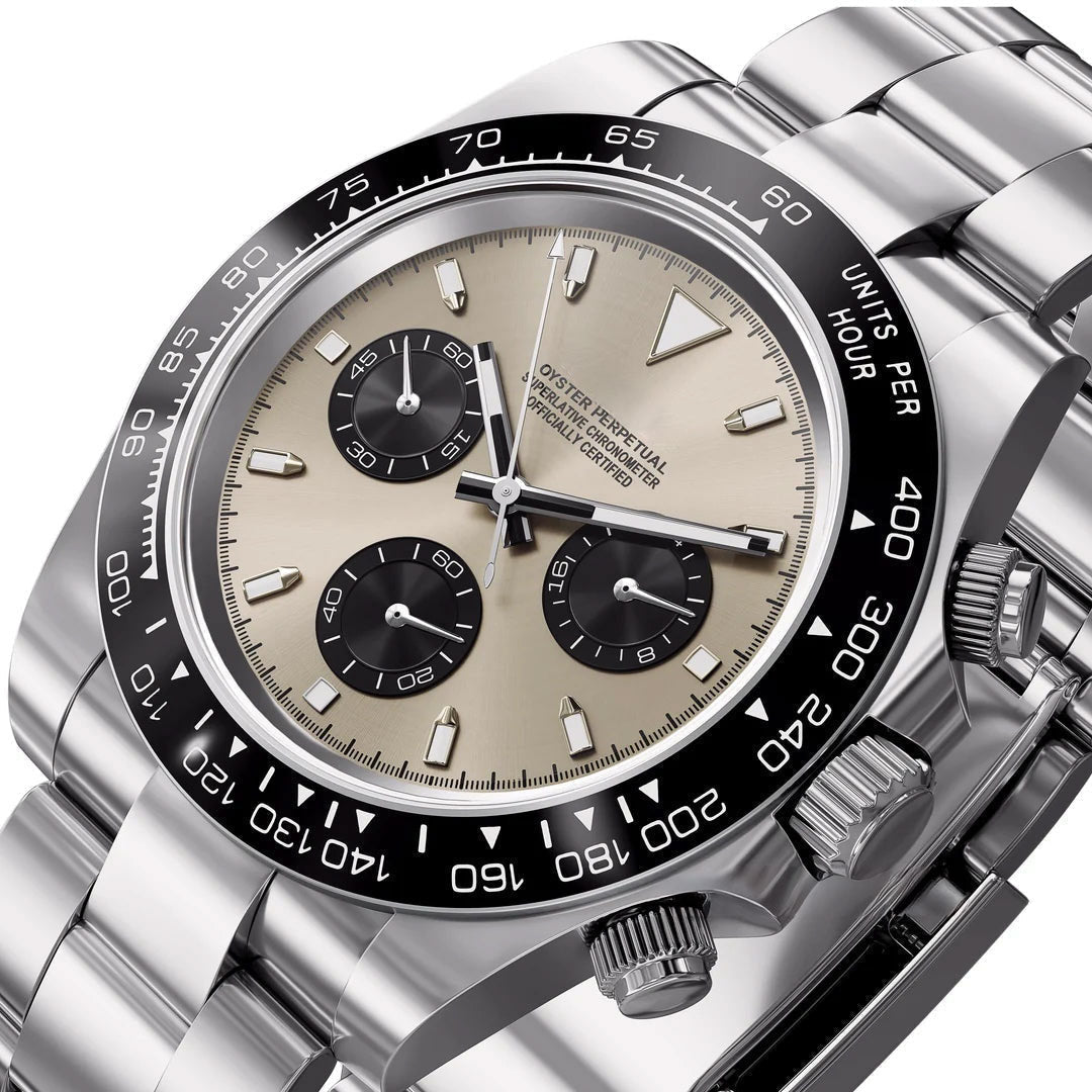 Racing Chronograph 40 mm – Sølv/Champagne