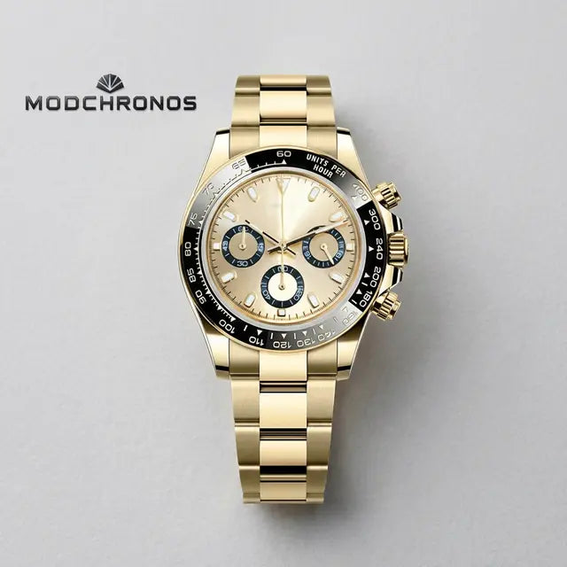 Racing Chronograph 40 mm – Gull/Sort