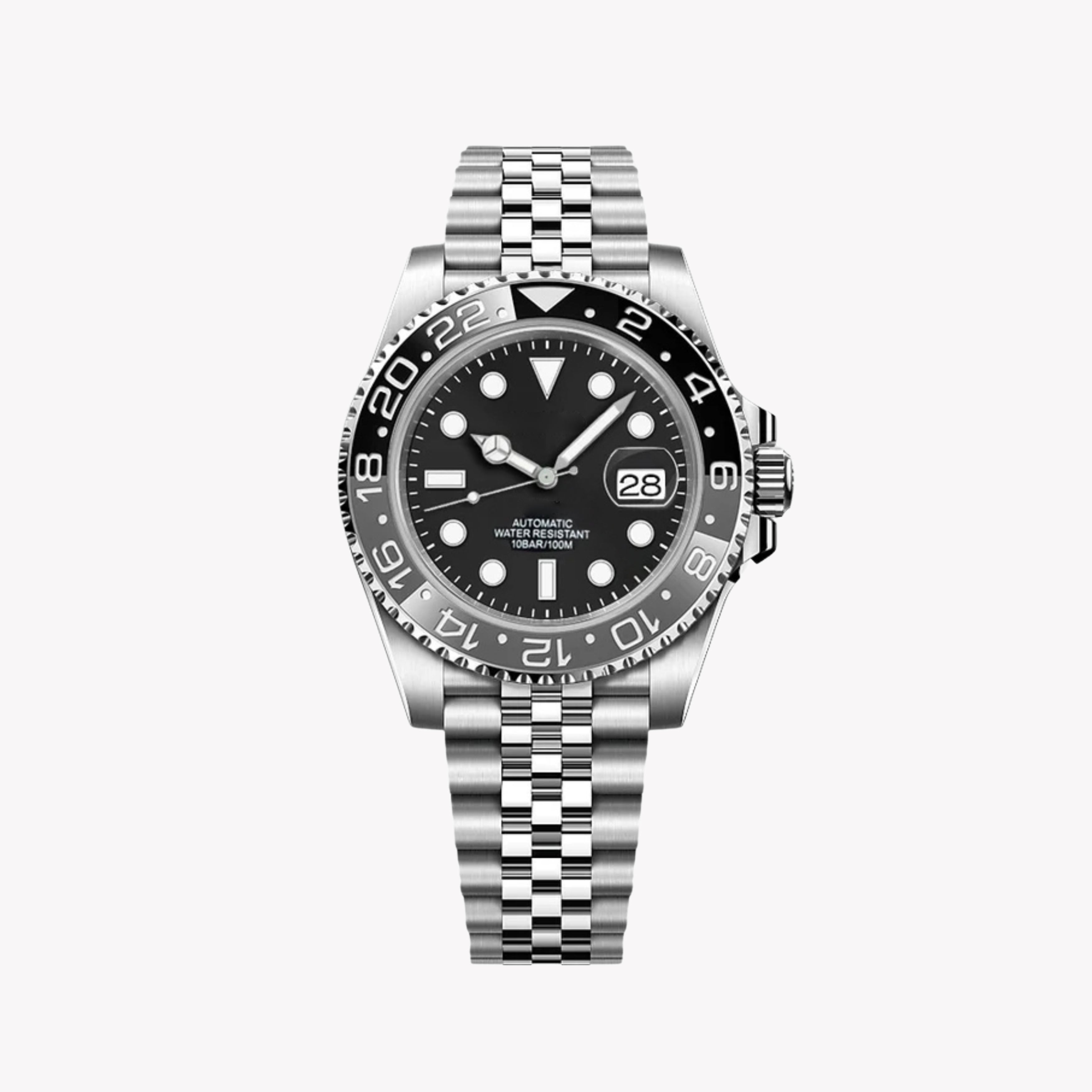 GMT Automatklokke 40 mm – Helsvart