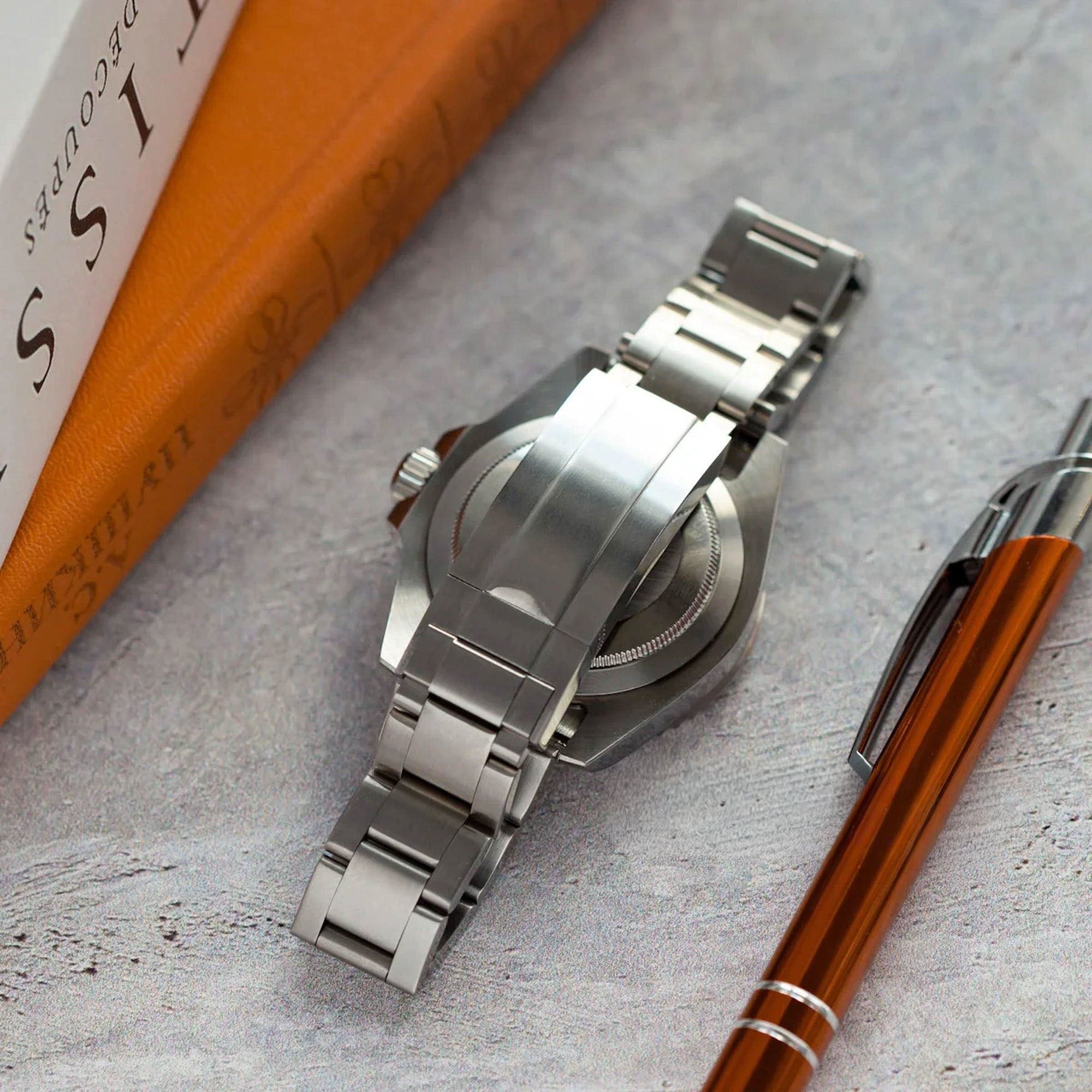 Automatisk Dykkerklokke 40 mm – Blå
