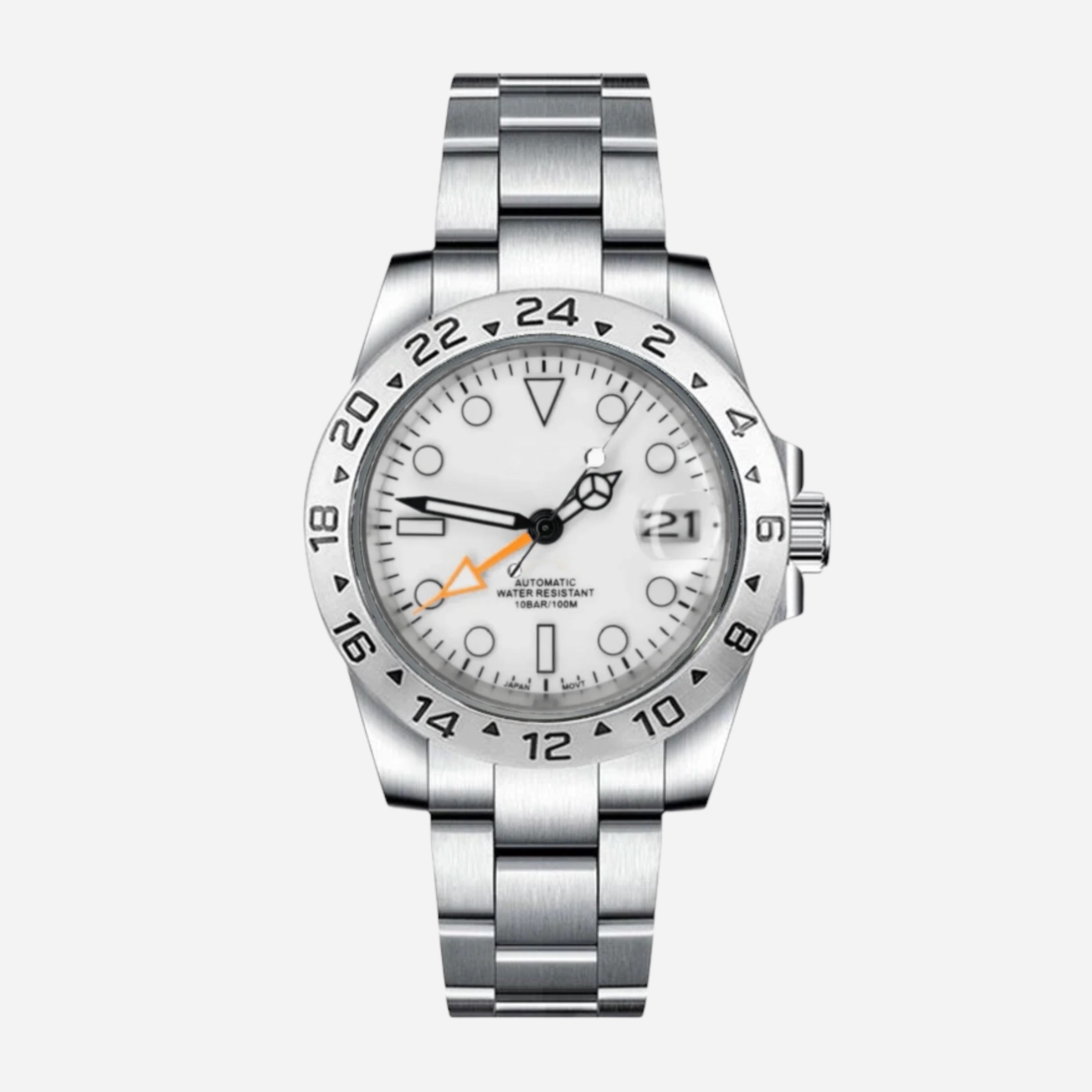 GMT Automatklokke 40 mm – Hvit Skive