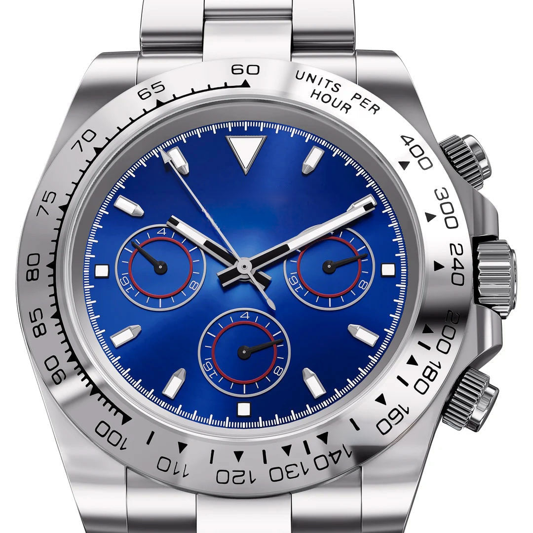 Racing Chronograph 40 mm – Isblå Skive