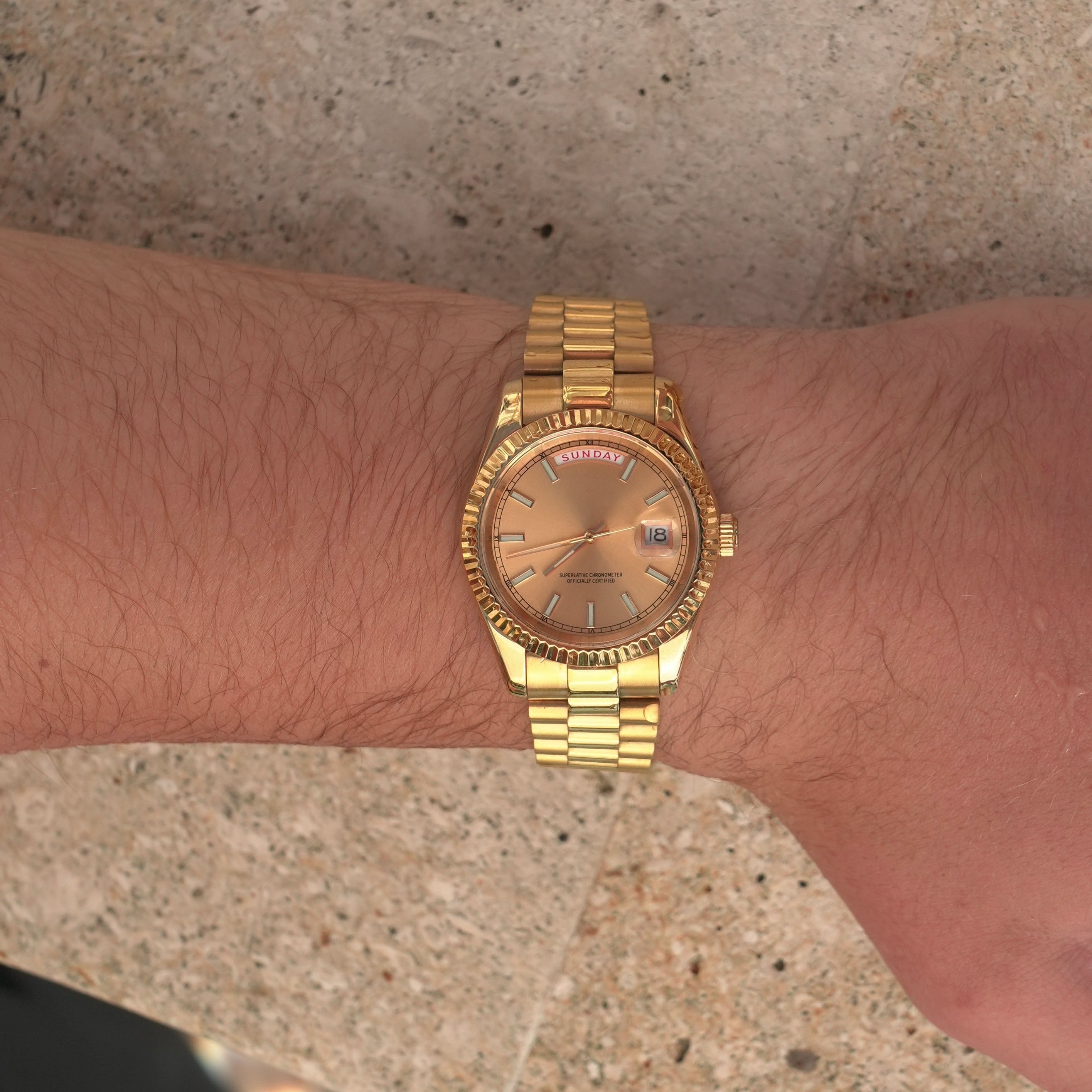 Reloj clásico de vestir - Oro