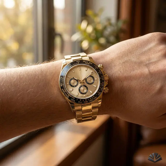 Racing Chronograph 40 mm – Gull/Sort