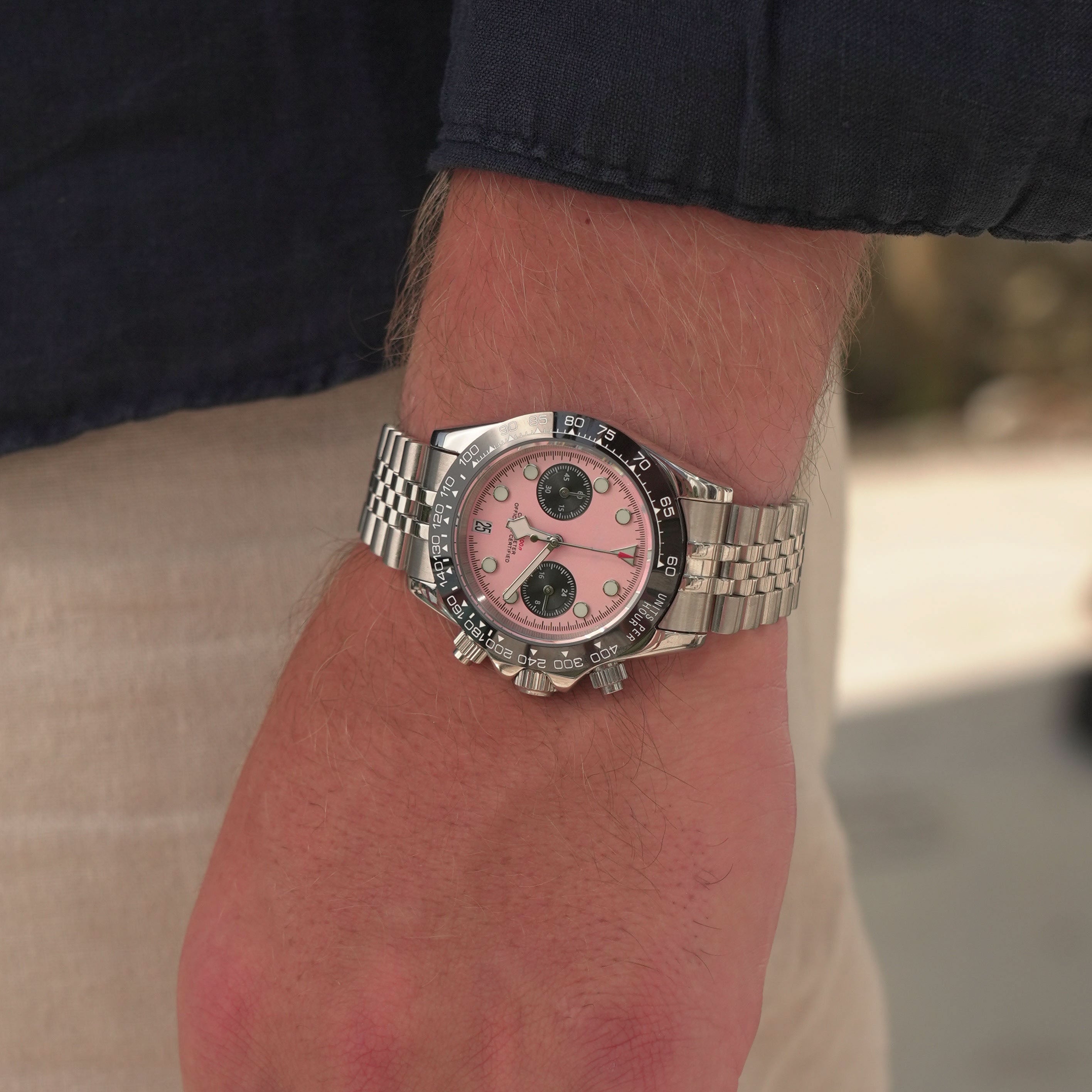 Racing Chronograph 40 mm – Miami Rosa
