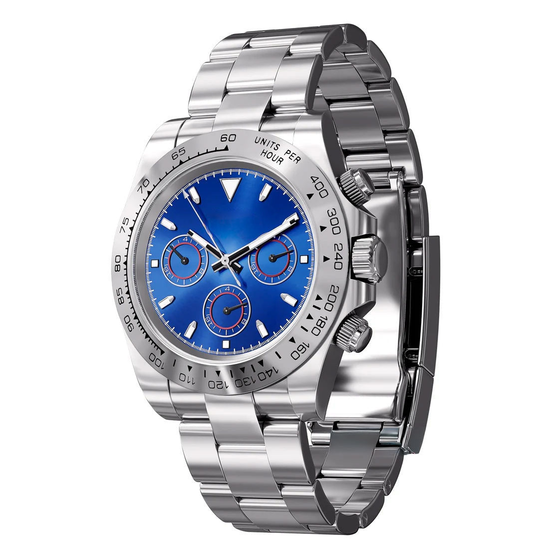 Racing Chronograph 40 mm – Isblå Skive