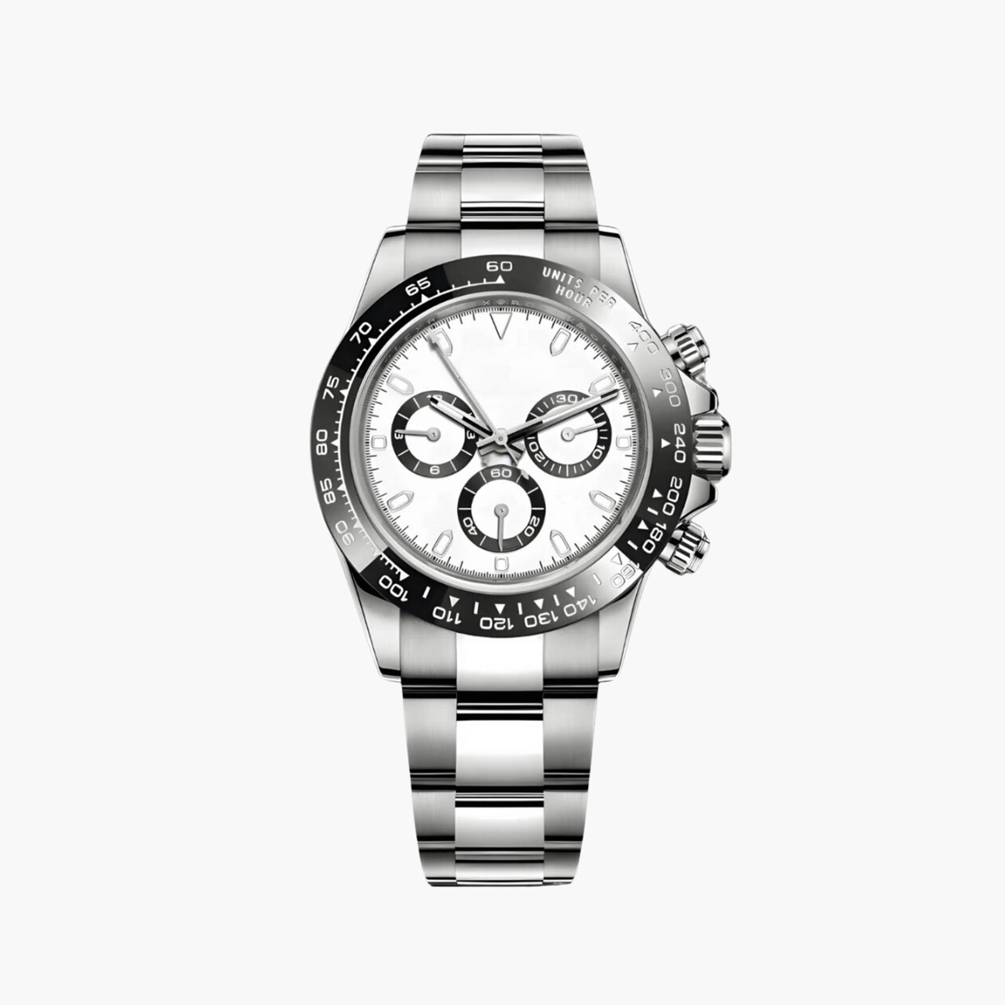 Cronógrafo de carreras 40 mm – Panda Vintage